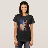 Fred First Name Shirt Fred Name American Flag (Vorne ganz)