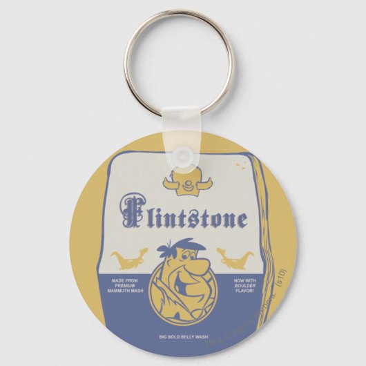 Fred Flintston Big Bold Bash Wash Schlüsselanhänger (Vorderseite)