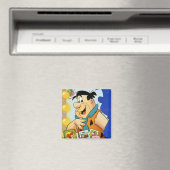 Fred Flintstone Look in Mirror Magnet (In Situ (Geschirrspüler))