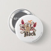 Fred Flintstone Rock Button (Vorne & Hinten)
