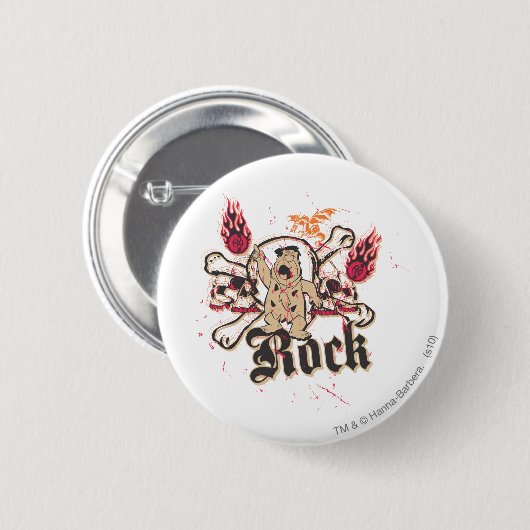 Fred Flintstone Rock Button (Vorne & Hinten)