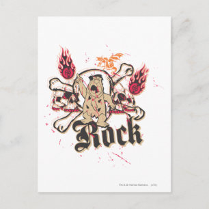 Fred Flintstone Rock Postkarte