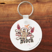 Fred Flintstone Rock Schlüsselanhänger (Vorderseite)