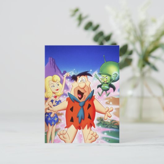 Fred Flintstone Under A Spell Postkarte (Stehend Vorderseite)