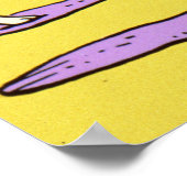 Fred Flintstone Wilma Barney und Betty Fiesta Poster (Ecke)