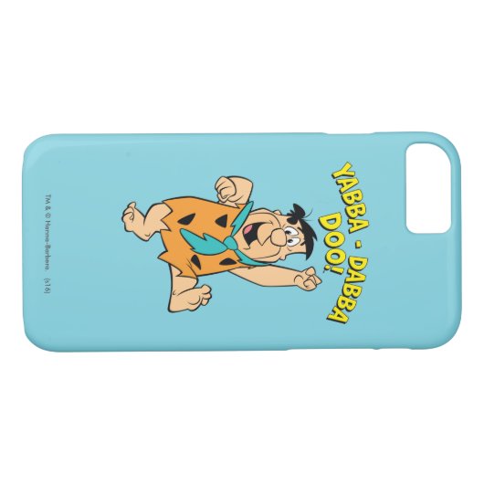 Fred Flintstone Yabba-Dabba Doo! Case-Mate iPhone Hülle (Rückseite (Horizontal))