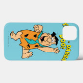 Fred Flintstone Yabba-Dabba Doo! Case-Mate iPhone Hülle (Rückseite (Horizontal))