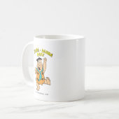 Fred Flintstone Yabba-Dabba Doo! Kaffeetasse (Vorderseite Links)
