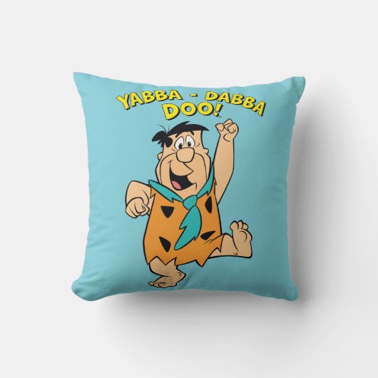 Fred Flintstone Yabba-Dabba Doo! Kissen (Vorderseite)