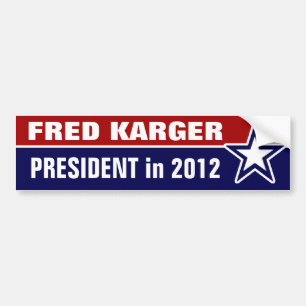 Fred Karger im Jahre 2012 Autoaufkleber