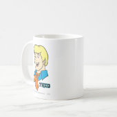 Fred Name Graphic Kaffeetasse (Vorderseite Links)