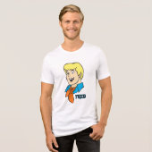 Fred Name Graphic Tri-Blend Shirt (Vorderseite voll)