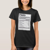 Fred Nutrition Information Problem lösen T-Shirt (Vorderseite)
