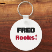 Fred Rocks Schlüsselanhänger (Vorderseite)