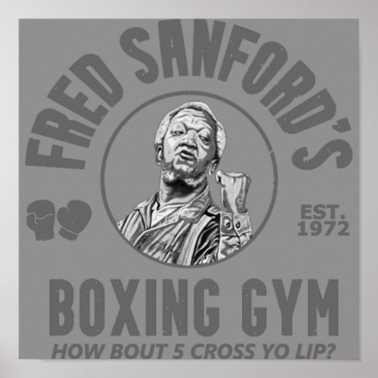 Fred Sanfords Boxing Gym Poster (Vorne)
