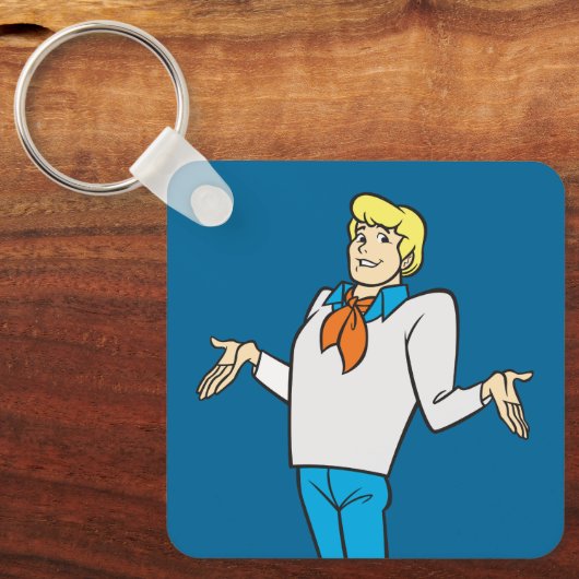Fred Shrug Schlüsselanhänger (Vorderseite)