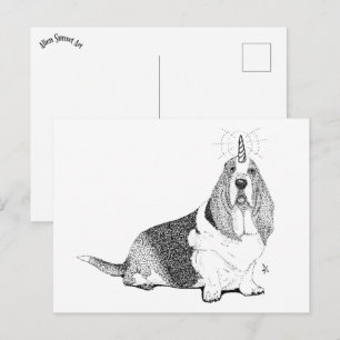 Fred the Bassetcorn Postkarte