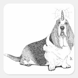 Fred the Bassetcorn Sticker