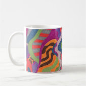Fred the Cosmic Worm, Abstrakt Art Tasse (Links)