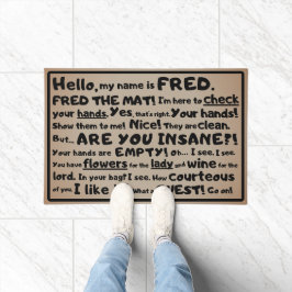 Fred the Mat - The Guest Inspector Fußmatte