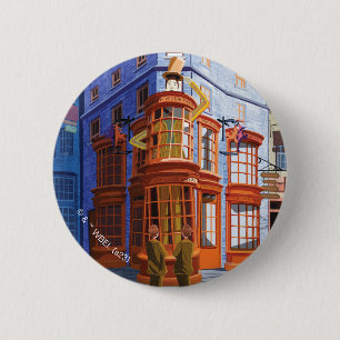 Fred und George bei Weasleys Wizard Wheezes Button