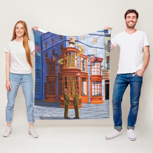 Fred und George bei Weasleys Wizard Wheezes Fleecedecke (Beispiel)