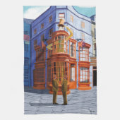 Fred und George bei Weasleys Wizard Wheezes Geschirrtuch (Vertikal)