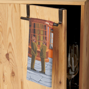 Fred und George bei Weasleys Wizard Wheezes Geschirrtuch