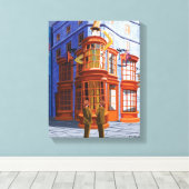 Fred und George bei Weasleys Wizard Wheezes Leinwanddruck (Insitu (Holzboden))