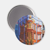 Fred und George bei Weasleys Wizard Wheezes Magnet (Vorderseite/Rückseite)