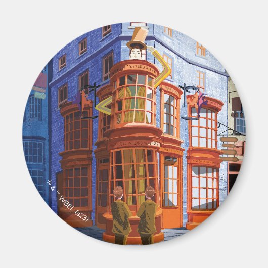 Fred und George bei Weasleys Wizard Wheezes Magnet (Vorne)