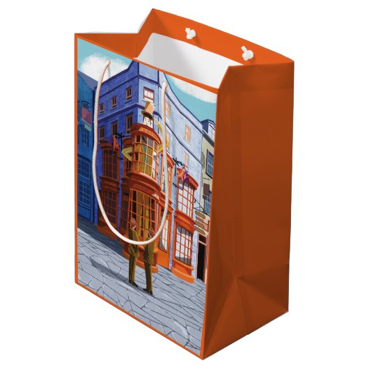 Fred und George bei Weasleys Wizard Wheezes Mittlere Geschenktüte (Rückseite Schrägansicht)