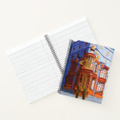 Fred und George bei Weasleys Wizard Wheezes Notizblock (Innenseite)