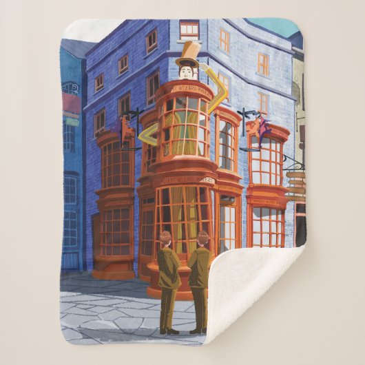 Fred und George bei Weasleys Wizard Wheezes Sherpadecke (Vorderseite)