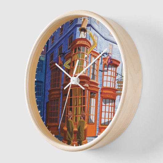 Fred und George bei Weasleys Wizard Wheezes Uhr (Winkel)