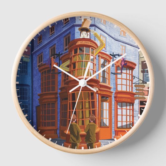 Fred und George bei Weasleys Wizard Wheezes Uhr (Vorderseite)