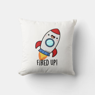 Fred Up Funny Rocket Puff Kissen
