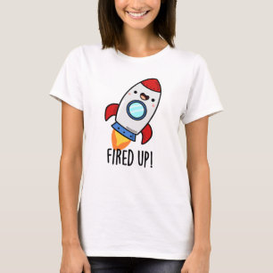 Fred Up Funny Rocket Puff T-Shirt