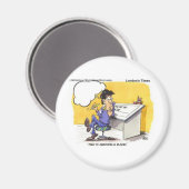 Fred Zeichne ein undeutliches Gezwitscher über den Magnet (Vorderseite/Rückseite)