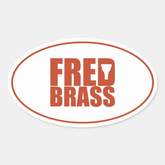 FredBrass Sticker 2 (Vorderseite)