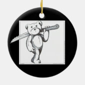 Freddie Bär Keramikornament (Hinten)