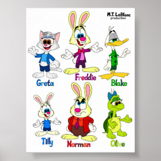 Freddie Bunny & Freunde Poster