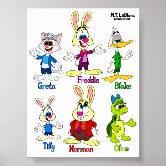 Freddie Bunny & Freunde Poster (Vorne)