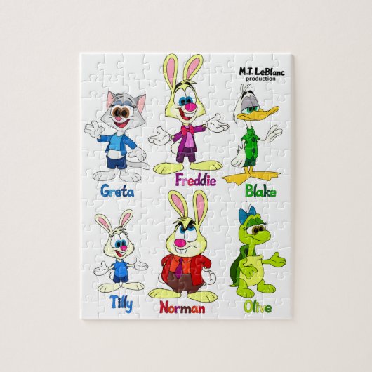 Freddie Bunny & Freunde Puzzle (Vertikal)