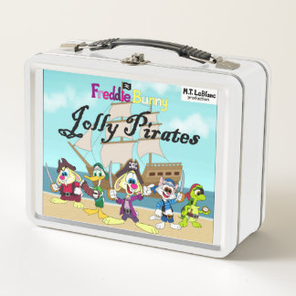 Freddie Bunny Jolly Piraten Metall Brotdose
