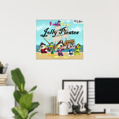 Freddie Bunny Jolly Pirates Poster (Heimbüro)