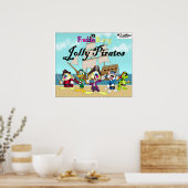 Freddie Bunny Jolly Pirates Poster (Küche)