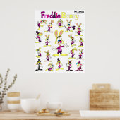 Freddie Bunny Poster (Küche)