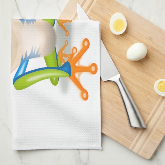 Freddie Frog "High Four" Geschirrtuch (Viertel Falte)