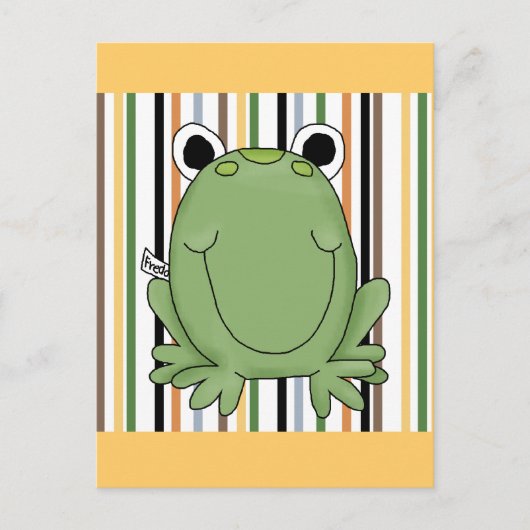 Freddie Frog Tshirts und Geschenke Postkarte (Vorderseite)
